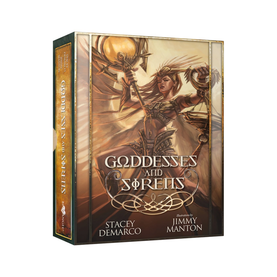女神與賽蓮神諭卡｜Goddesses Sirens Oracle｜38張,,贈中文翻譯
