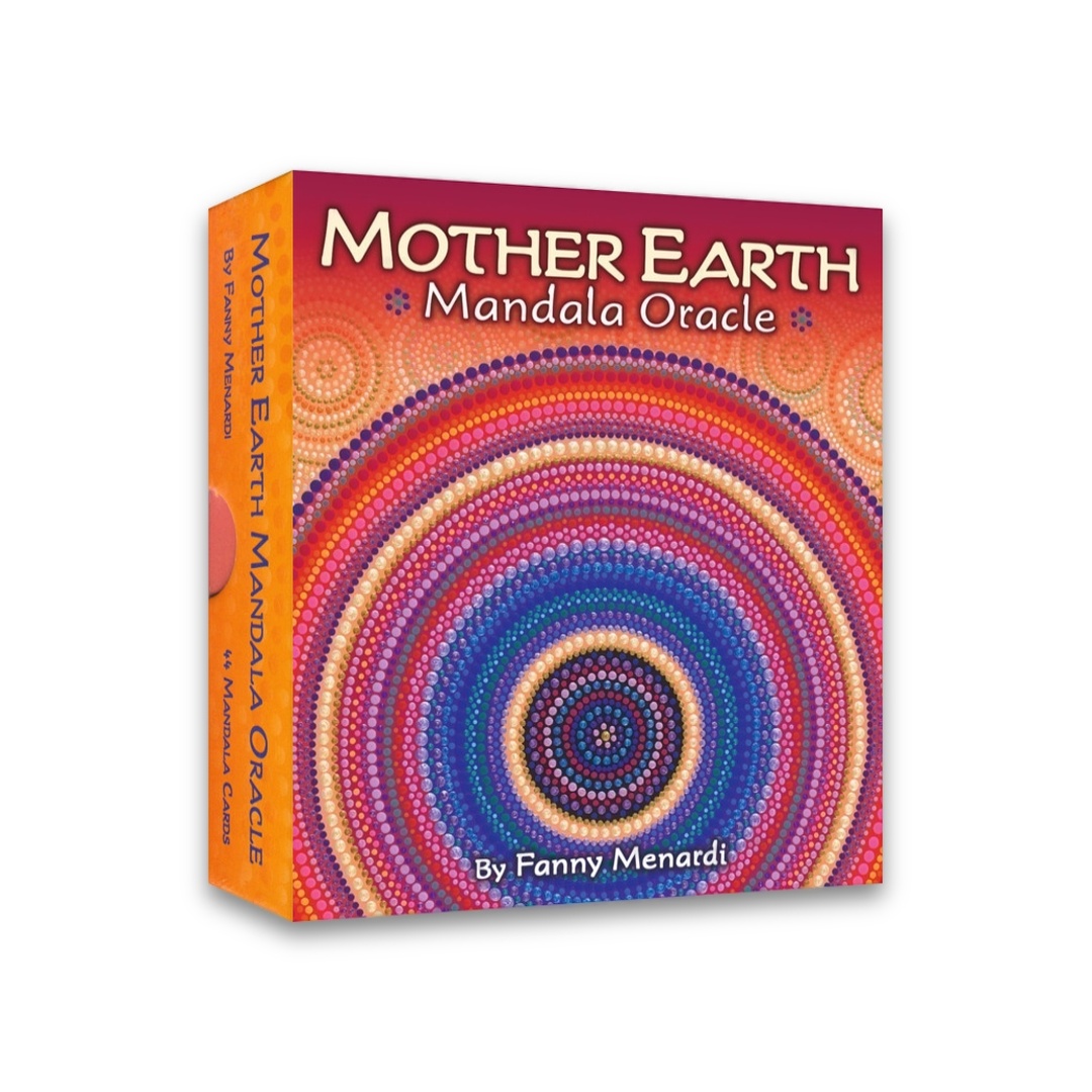 地球母親曼陀羅神諭卡｜Mother Earth Mandala Oracle｜44張,與宇宙神奇領域之間的通道連結，喚醒內在指引,贈中文翻譯