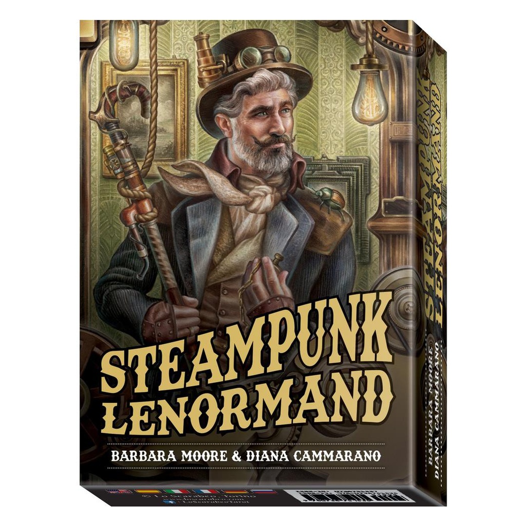 蒸汽龐克雷諾曼占卜卡｜Steampunk Lenormand｜36張,關於齒輪和浪漫的故事,贈中文翻譯