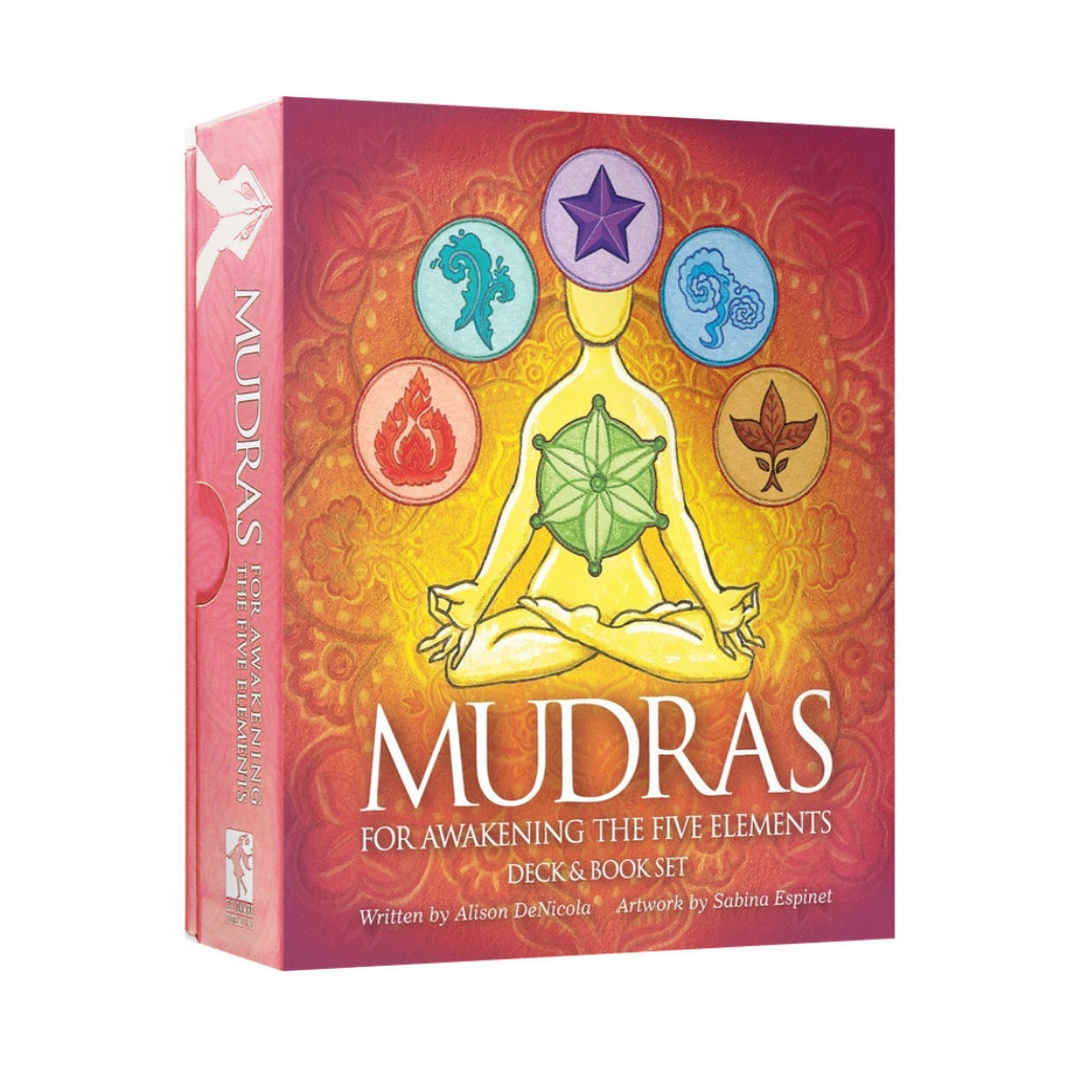 五大元素覺醒手印卡｜Mudras For Awakening The Five Elements｜40張,,贈中文翻譯