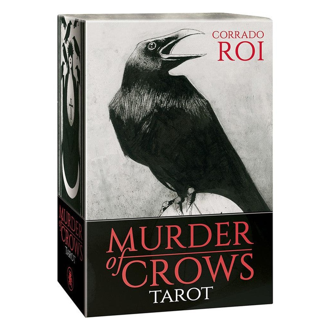 烏鴉占卜塔羅｜Murder Of Crows Tarot Boxed｜78張,預兆的帶來者、信使、守護者和清道夫,贈中文翻譯