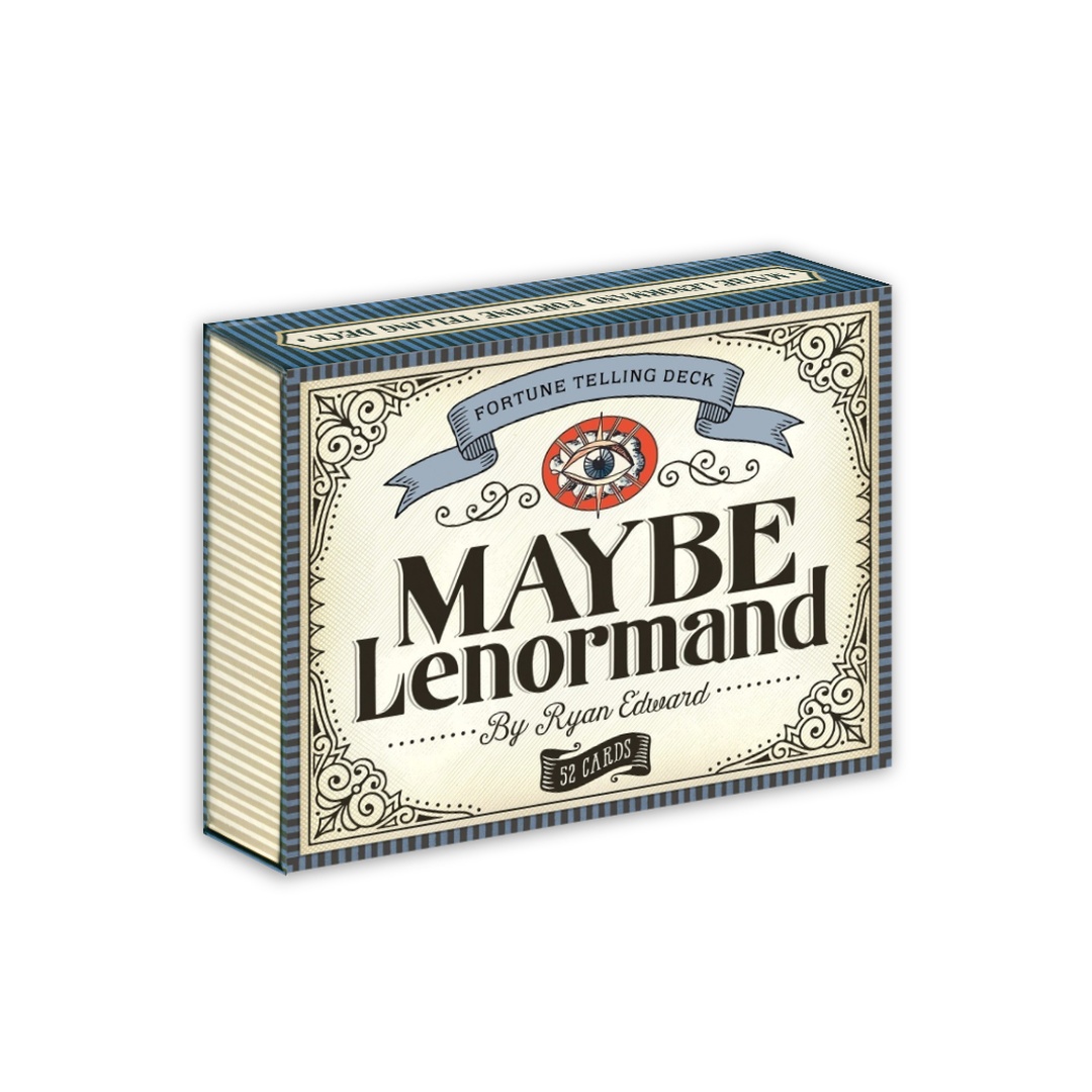 廣義雷諾曼｜Maybe Lenormand｜52張,傳達核心意義並圓滿以撲克牌為始祖的占卜系統,贈中文翻譯
