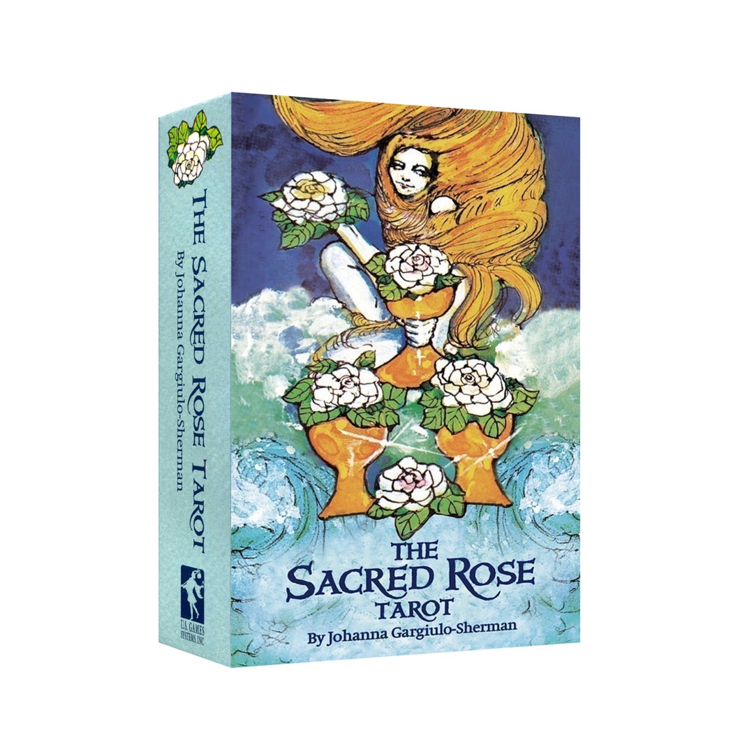 神聖玫瑰塔羅牌｜Sacred Rose Tarot Deck｜78張,,贈中文翻譯