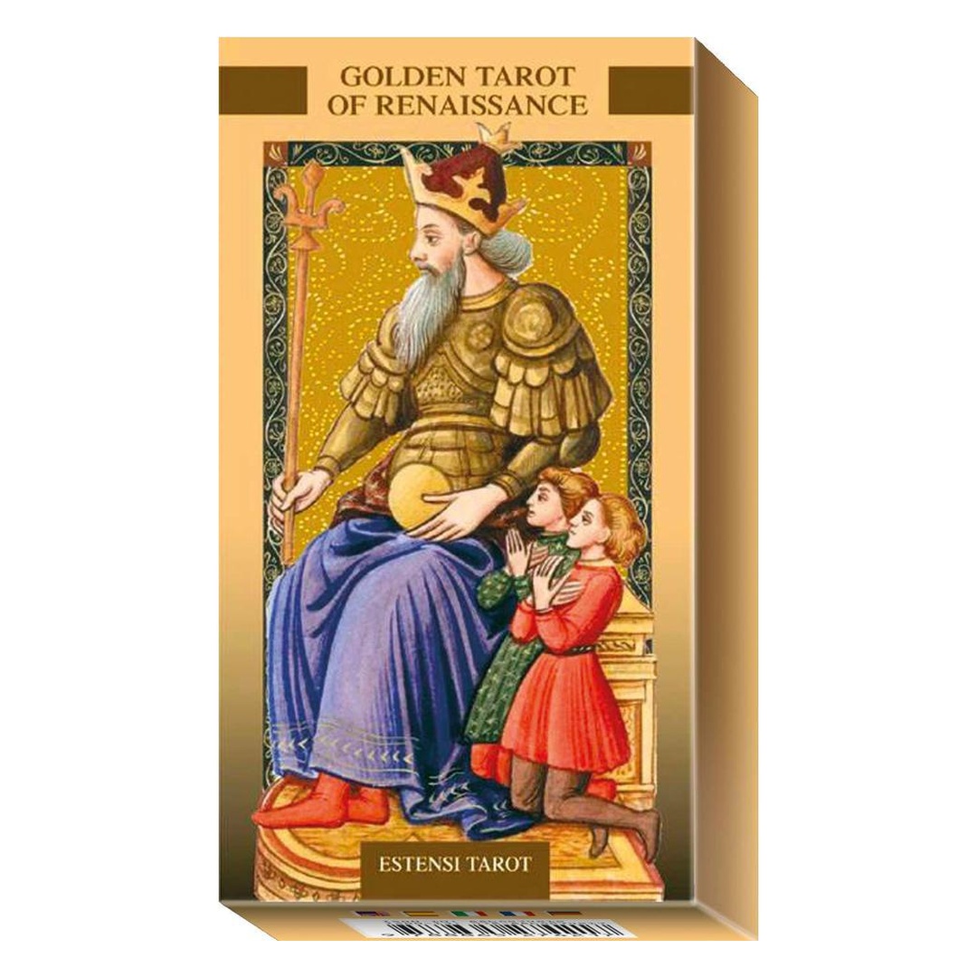 金色文藝復興塔羅｜Golden Tarot Of Renaissance｜78張,深入歷史和藝術研究的重製過程,贈中文翻譯