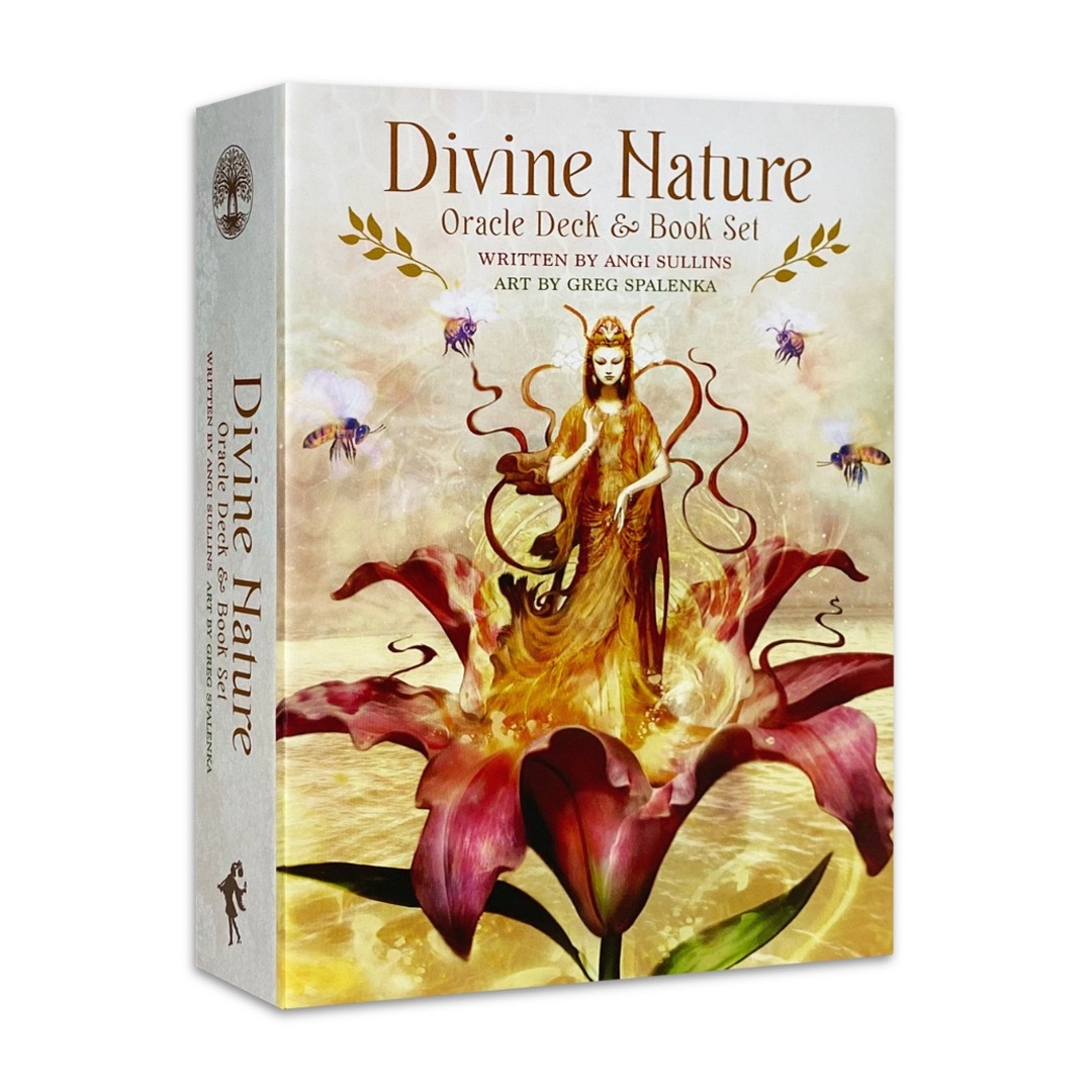本然占卜神諭卡組｜Divine Nature Oracle Deck and Book Set｜44張,鳳凰之火融化所有不屬於你神性的外相,贈中文翻譯