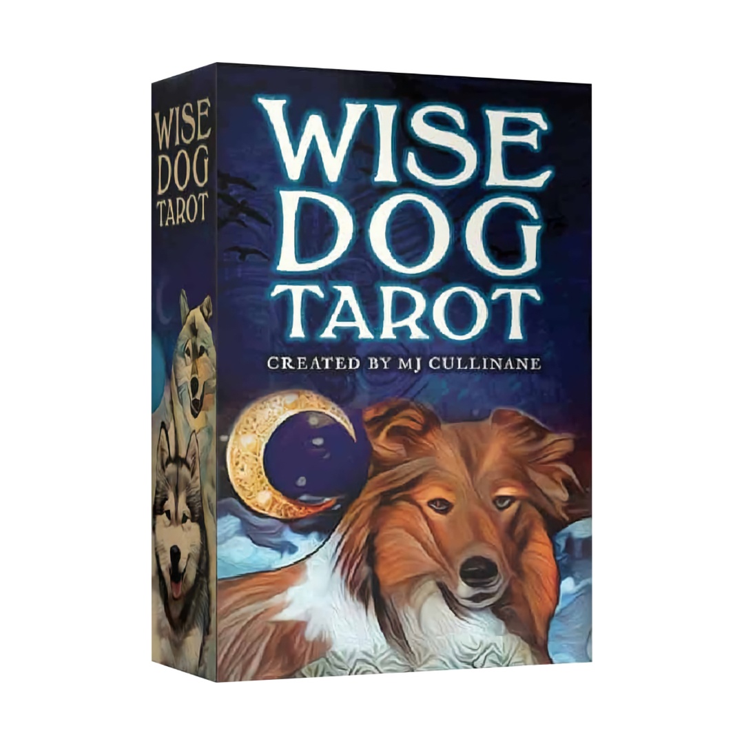 聰明狗塔羅｜Wise Dog Tarot｜78 張充滿活力的圖像啟發連結狗狗渴望，與我們分享的智慧和直覺,贈中文翻譯