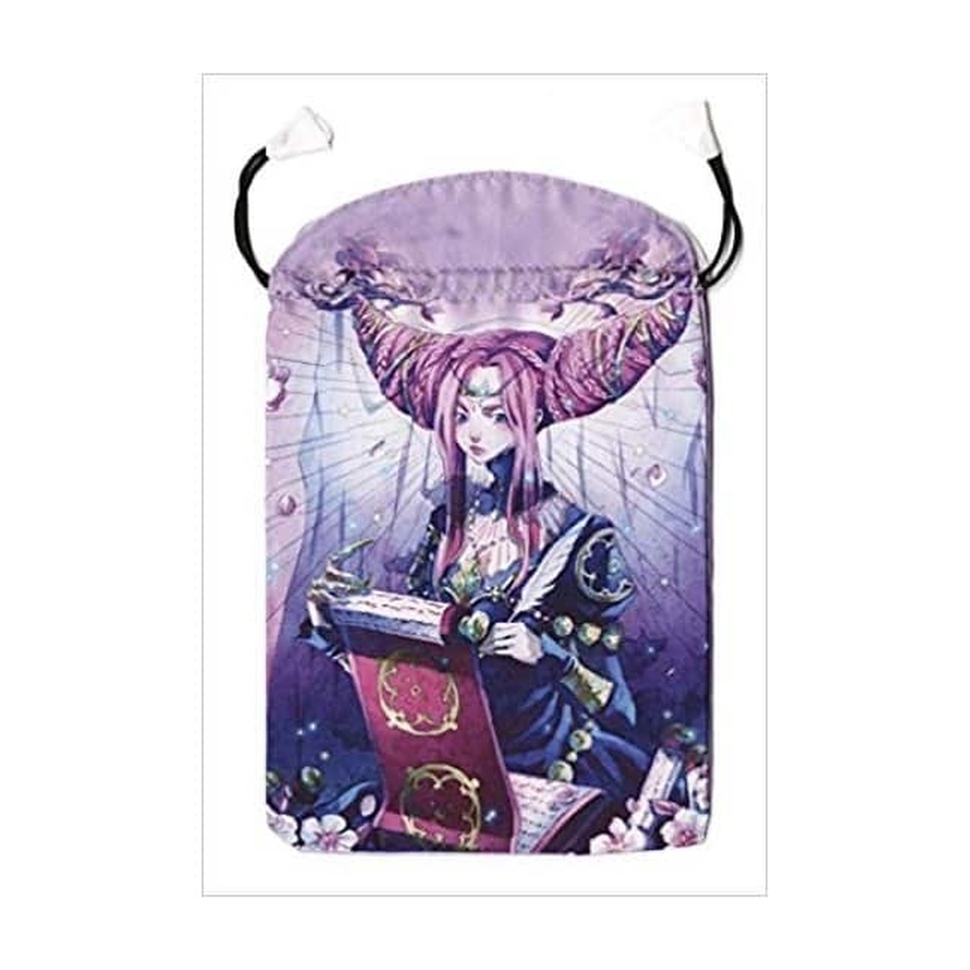 神奇漫畫塔羅收納袋｜Mystical Manga Tarot Satin Bag｜能量袋、牌卡袋、塔羅袋、束口袋、保護袋