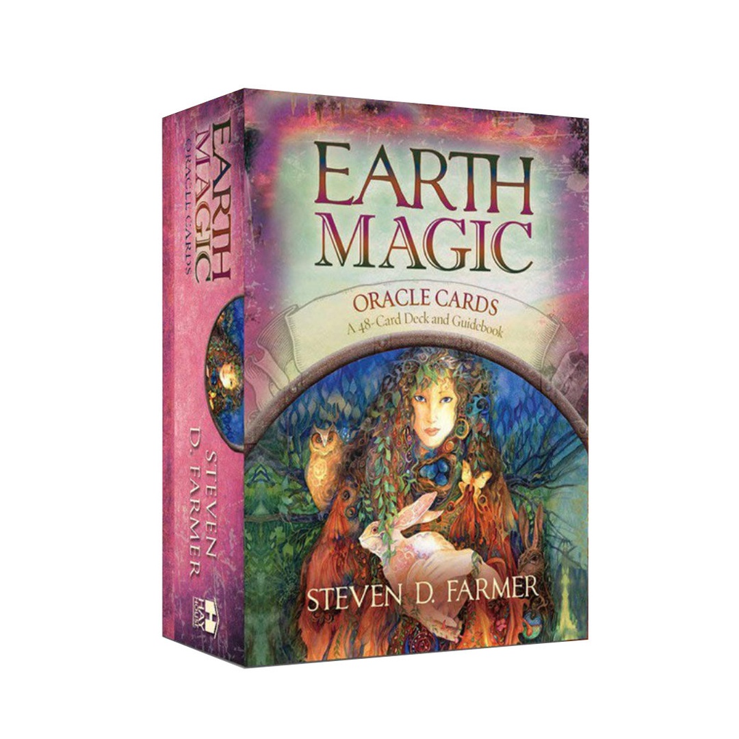 地球魔法卡|Earth Magic Oracle Cards|48張,48張深度連結的訊息,真實地感受到地球無盡的愛與智慧