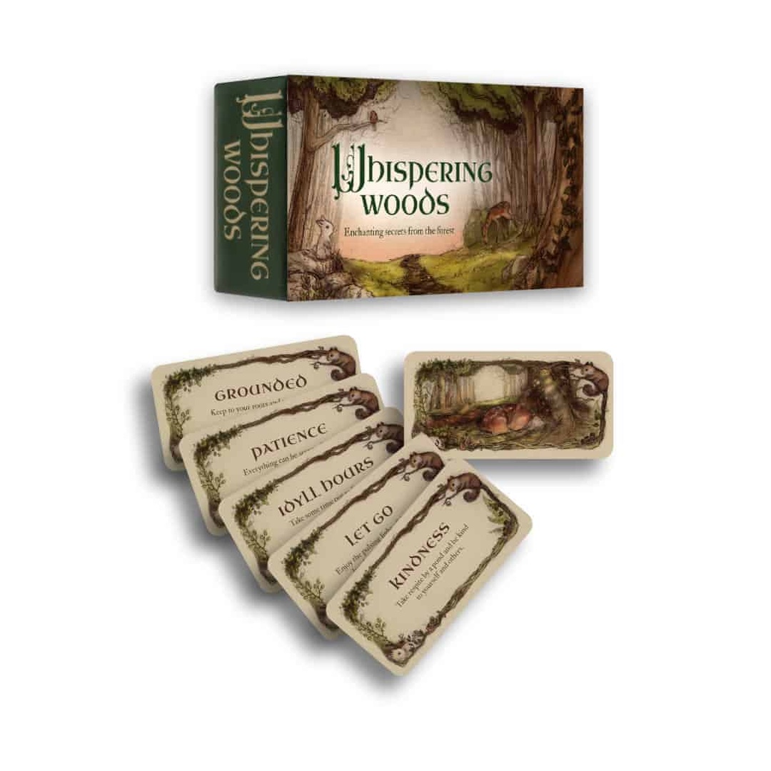 森林絮語_珠玉集｜Whispering Woods Inspiration Cards｜40張,,贈中文翻譯