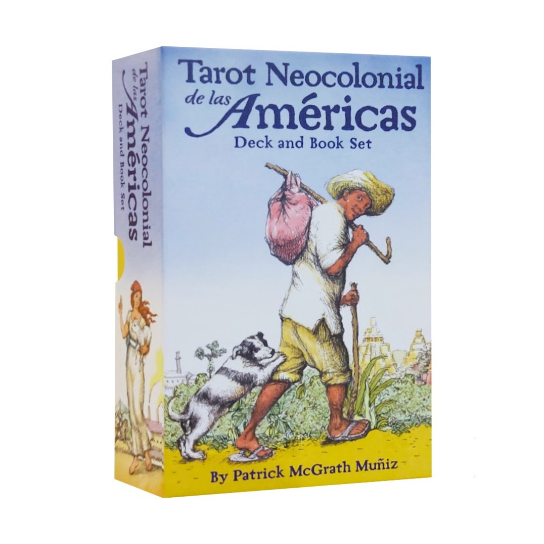 美洲新殖民塔羅牌｜Tarot Neocolonial de las Américas｜78張,驚嘆視覺敘事理解社會與經濟鬥爭問題,贈中文翻譯