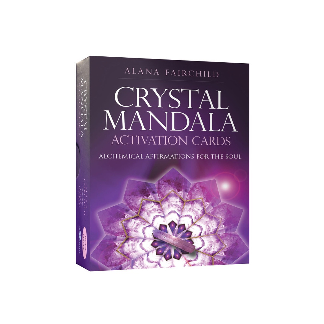 水晶曼陀羅神諭卡英文袖珍版｜Pocket Crystal Mandala Activation Cards｜54張,,贈中文翻譯