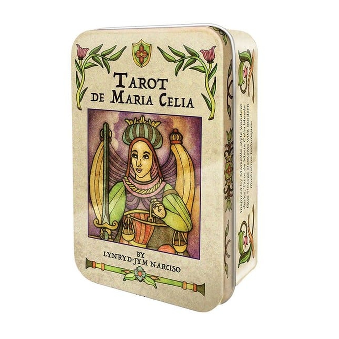 瑪麗亞西莉亞的塔羅牌｜Tarot De Maria Celia｜80張,馬賽塔羅的現代化藝術創作,贈中文翻譯