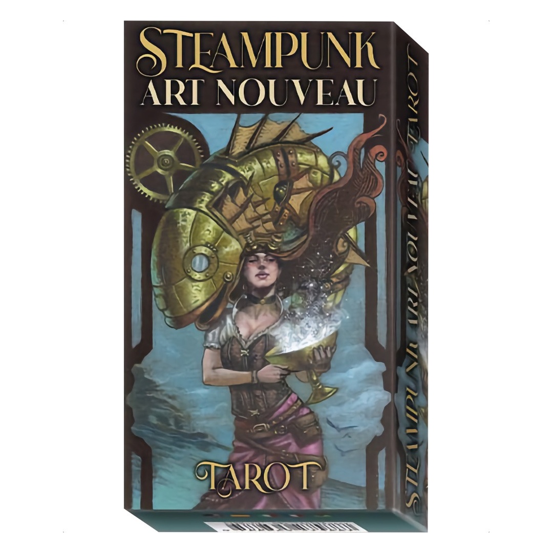 蒸汽龐克新藝術風格塔羅牌｜Steampunk Art Nouveau Tarot Deck｜78張,贈中文翻譯