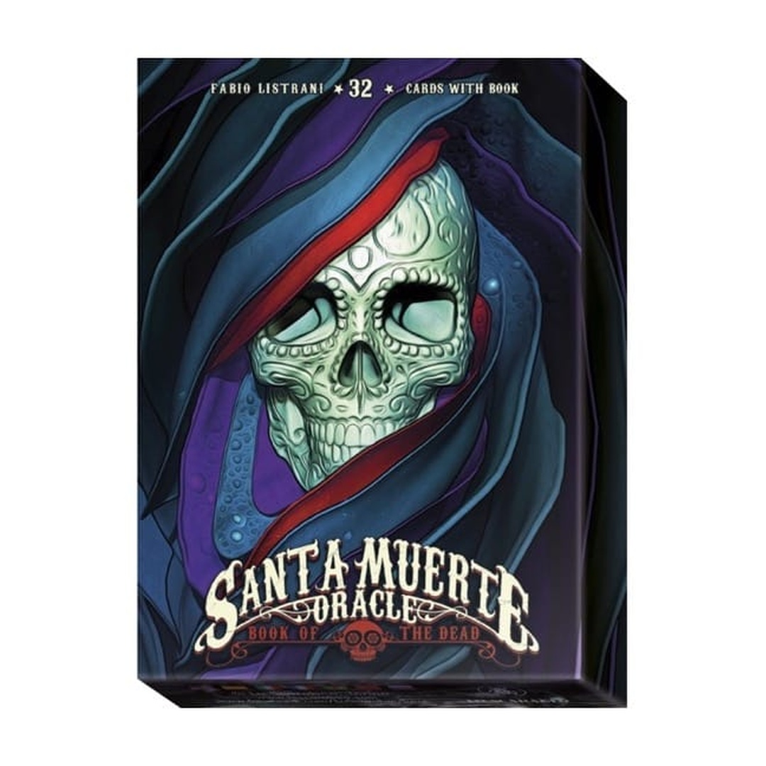 死亡聖神神諭卡｜Santa Muerte Oracle｜32張,揭開亡靈節的神祕面紗,贈中文翻譯