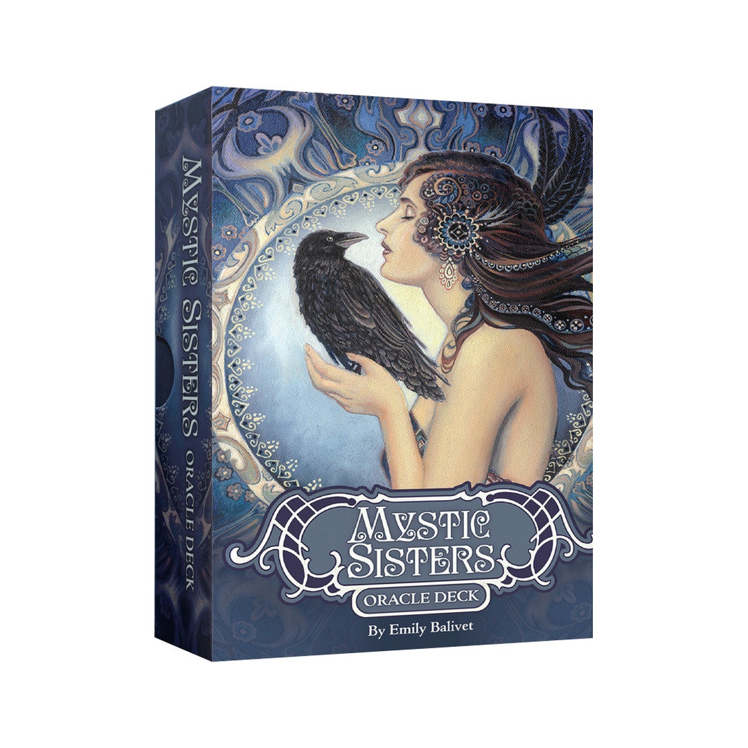 神祕姊妹諭言卡｜Mystic Sisters Oracle Deck｜51張,璀璨藝術中的陰性能量散發,贈中文翻譯