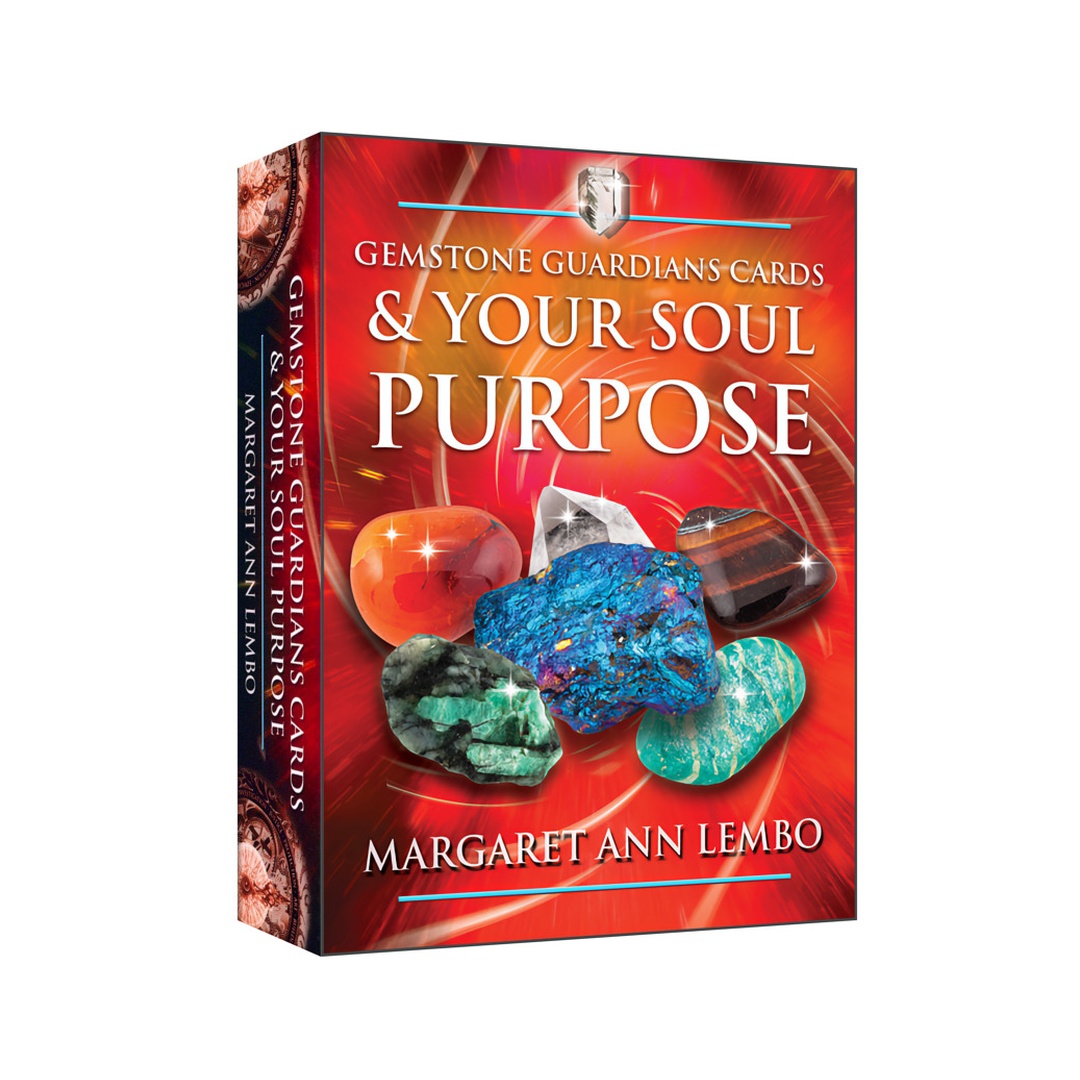 靈魂目的守護者寶石卡｜Gemstone Guardians Cards And Your Soul Purpose｜44張,靈魂目的原型頻率振動匹配的水晶引導與肯定句,贈中文翻譯