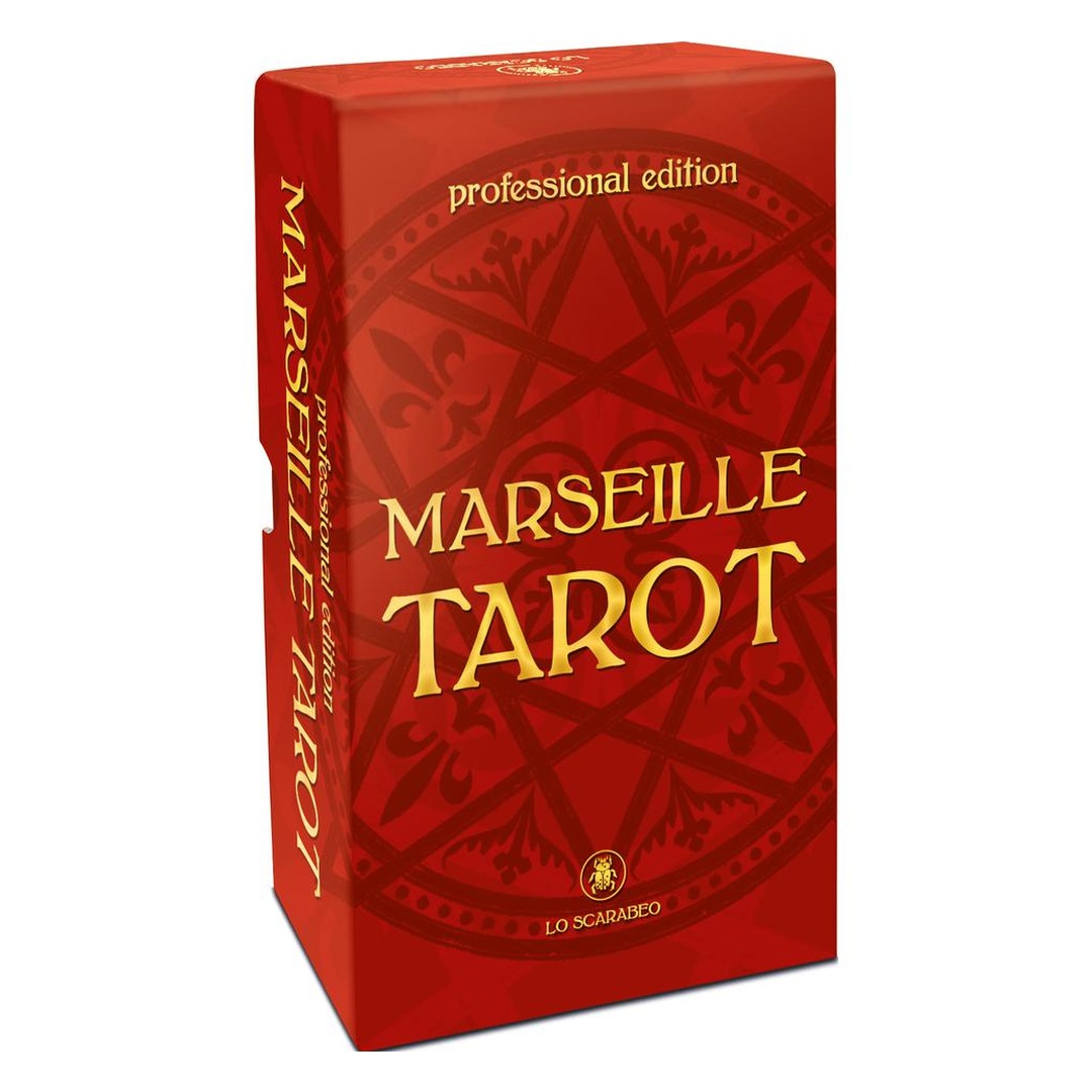 馬賽塔羅牌專業版｜Tarot Of Marseille Professional Edition｜78張,橘紅色硬殼包裝值得珍藏,贈中文翻譯