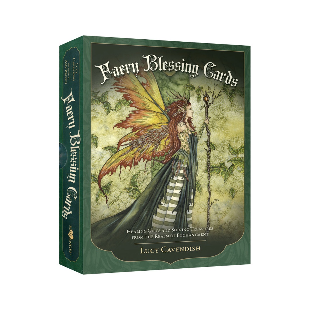 仙子祝福卡｜Faery Blessing Cards｜45張,團結並生活在地球的愛和保護中,贈中文翻譯