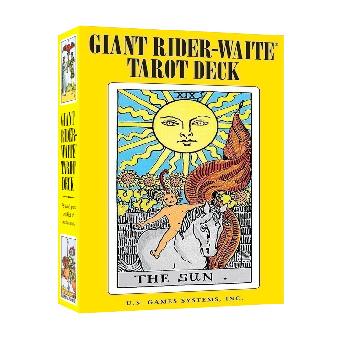 萊德偉特教學牌（巨人版）｜Giant Rider Waite Tarot｜78張,大張清楚適合仔細研究學習指導,贈中文翻譯