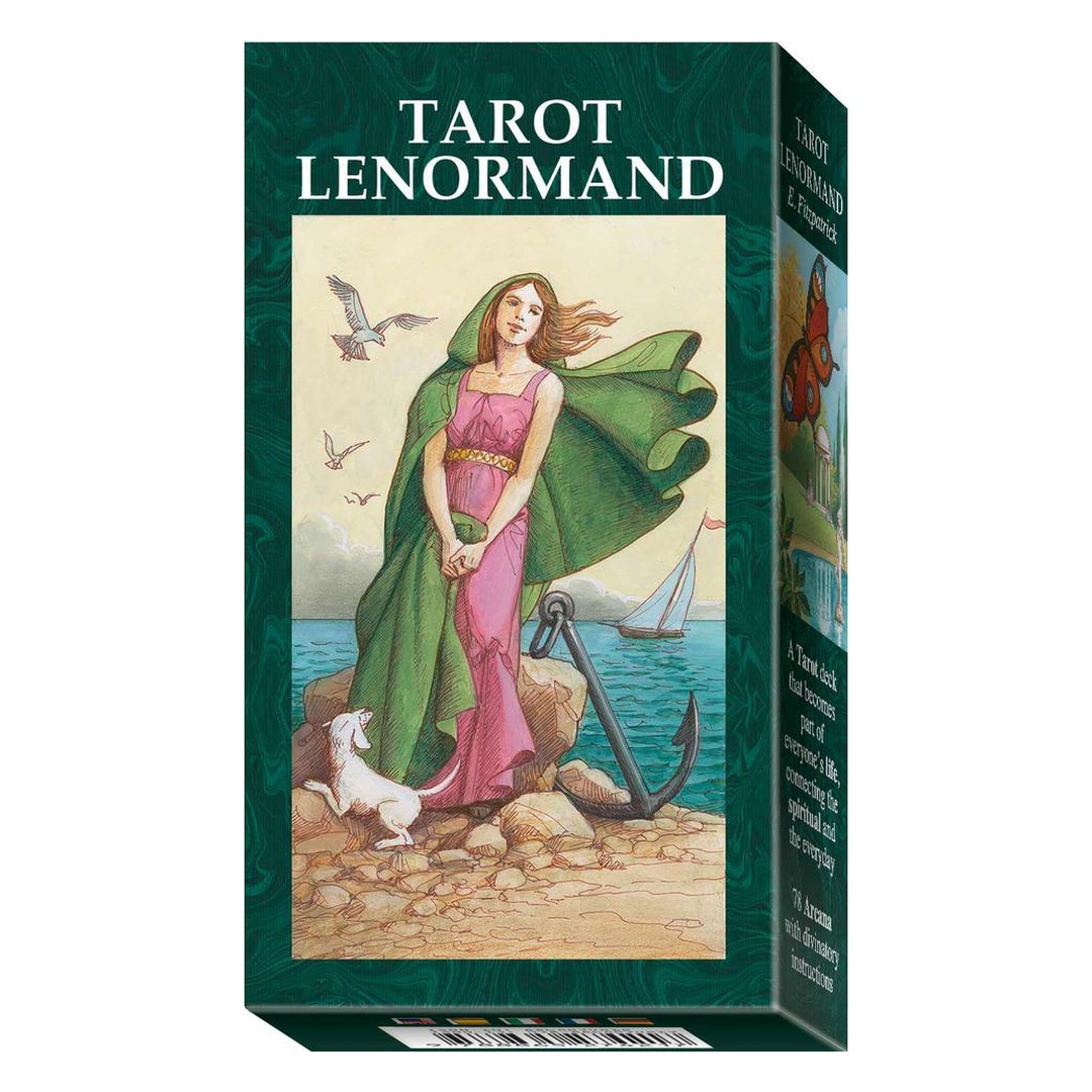 雷諾曼塔羅｜Tarot Lenormand｜78張,傳統元素融會貫通後設計出特殊、機智、慧黠、古典風作品,贈中文翻譯