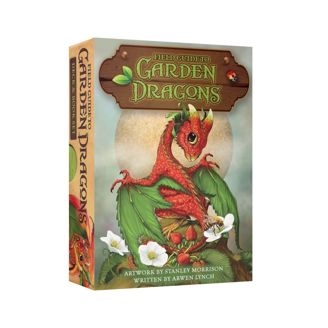 園境龍奇幻指引卡｜Field Guide To Garden Dragons｜46張,讓你宛如進入擴增實境的新國度,贈中文翻譯
