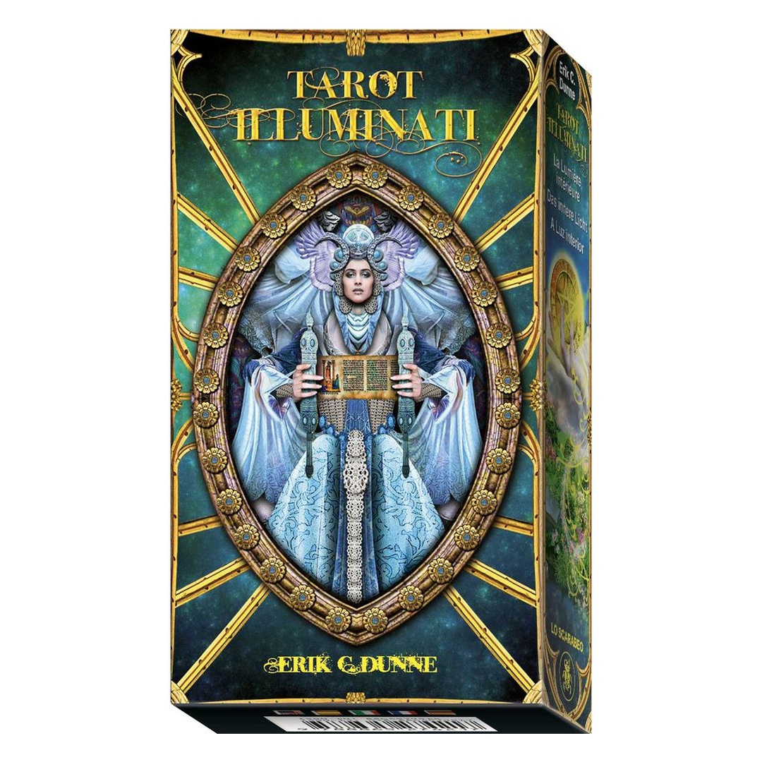 光明塔羅牌｜Tarot Illuminati｜78張,藝術之美、象徵符號的深度以及直覺的力量,贈中文翻譯