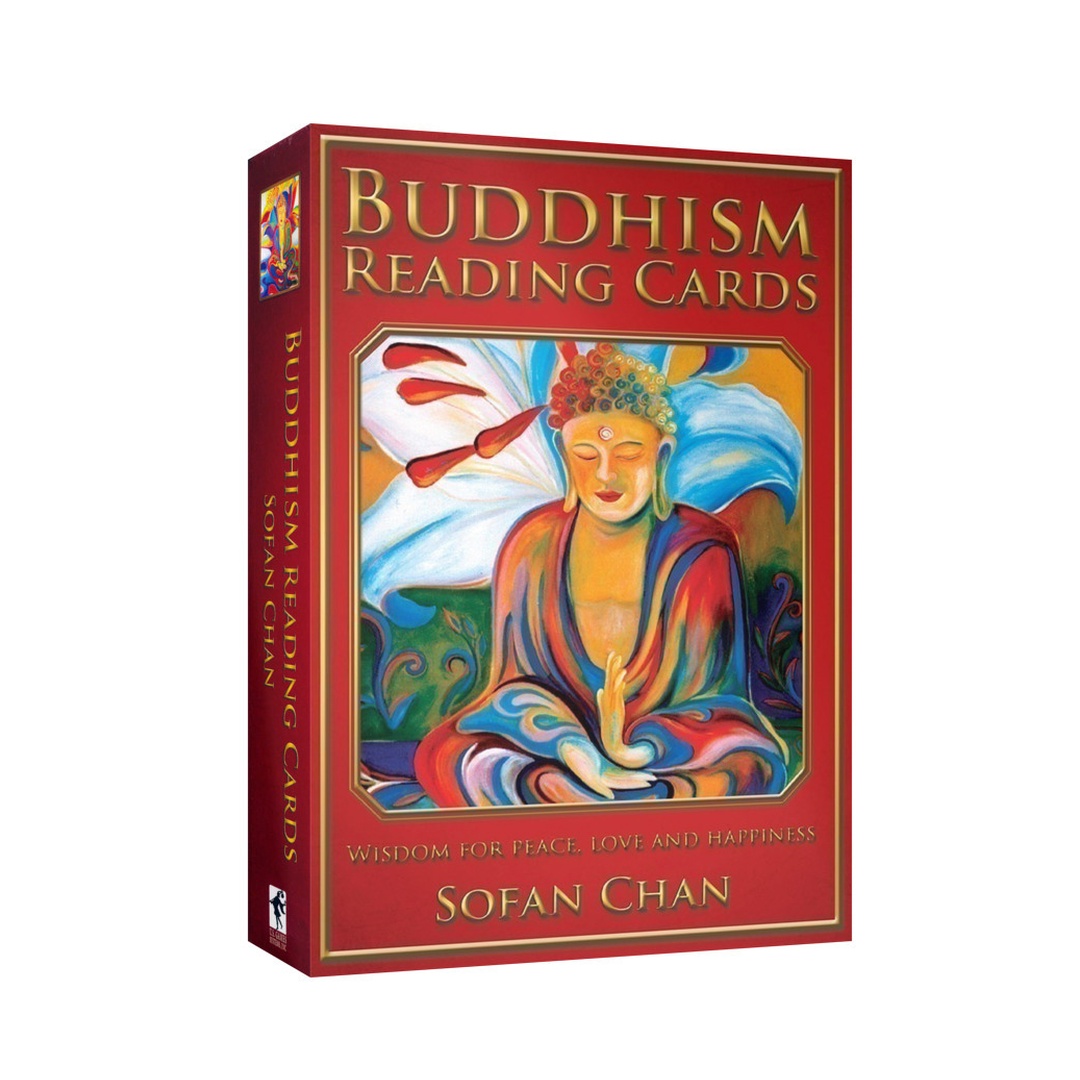 佛教訊息卡|Buddhism Reading Cards|36張,傳遞和平,愛,與幸福的智慧,贈中文翻譯