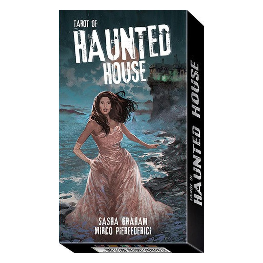 鬼屋塔羅｜Tarot Of Haunted House｜78張,翻開牌卡踏上一段浪漫驚悚又刺激的旅程,贈中文翻譯