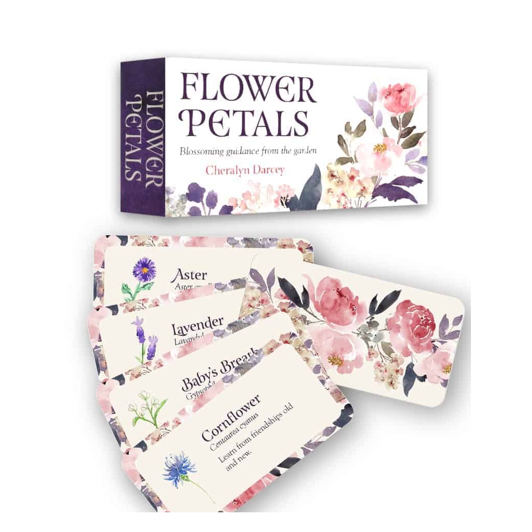花語啟發_珠玉集｜Flower Petals Inspiration Cards｜40張,提醒你生活中處處都有美麗的事物正在發生,贈中文翻譯