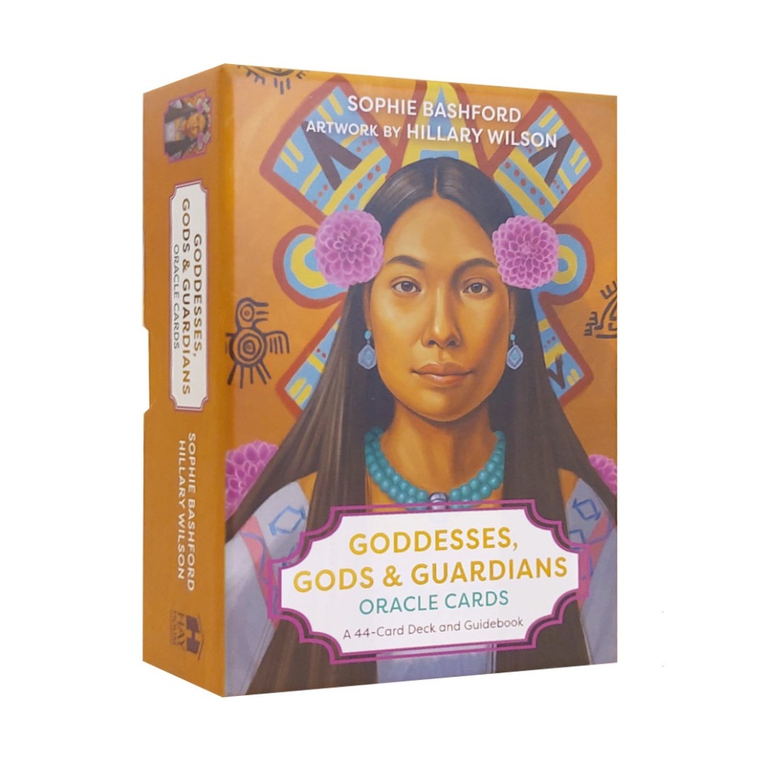 女神、眾神和守護者聖諭卡｜Goddesses Gods and Guardians Oracle Cards｜44張,靈性連結指引的陰性陽性能量,贈中文翻譯