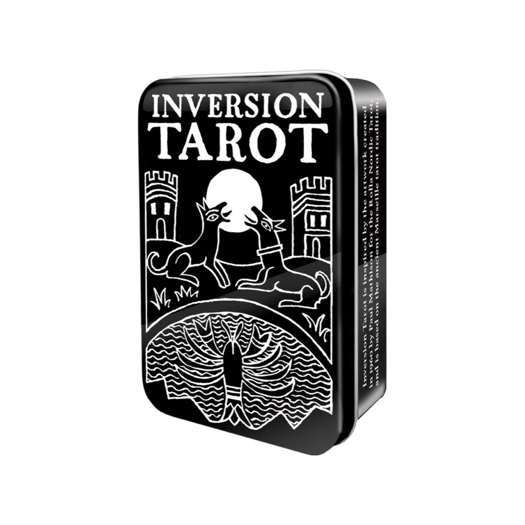 逆色塔羅錫鐵盒｜Inversion Tarot In A Tin｜78張,,贈中文翻譯