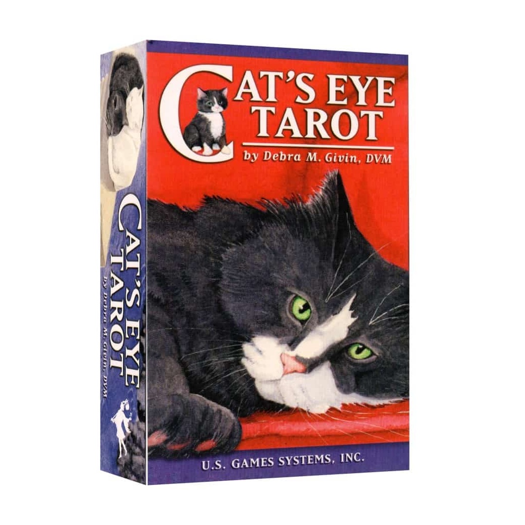 貓眼靈視塔羅牌｜Cats Eye Tarot｜78張,贈中文翻譯