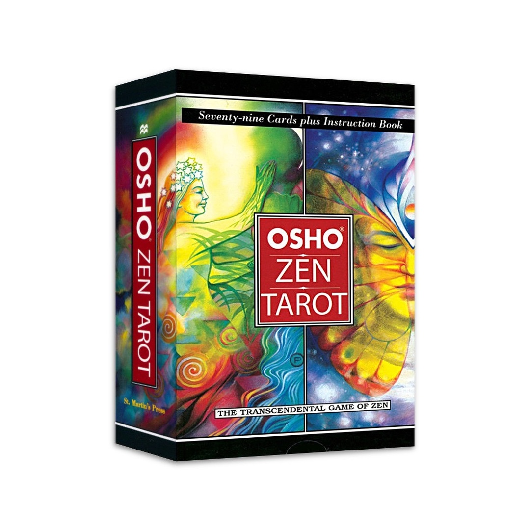 奧修禪塔羅英文原版｜Osho Zen Tarot In English｜79張,幫助你覺知當下，禪宗超凡遊戲意在喚醒，更融入敏感性、直覺、慈悲、接受性、勇氣和個體性