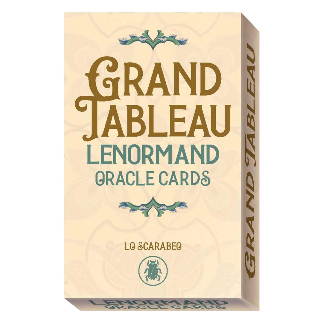 GT大牌陣雷諾曼｜Grand Tableau Lenormand｜36張,將誘人的復古外觀與頹廢風格插圖結合在一起，全觀視界廣角展開,贈中文翻譯