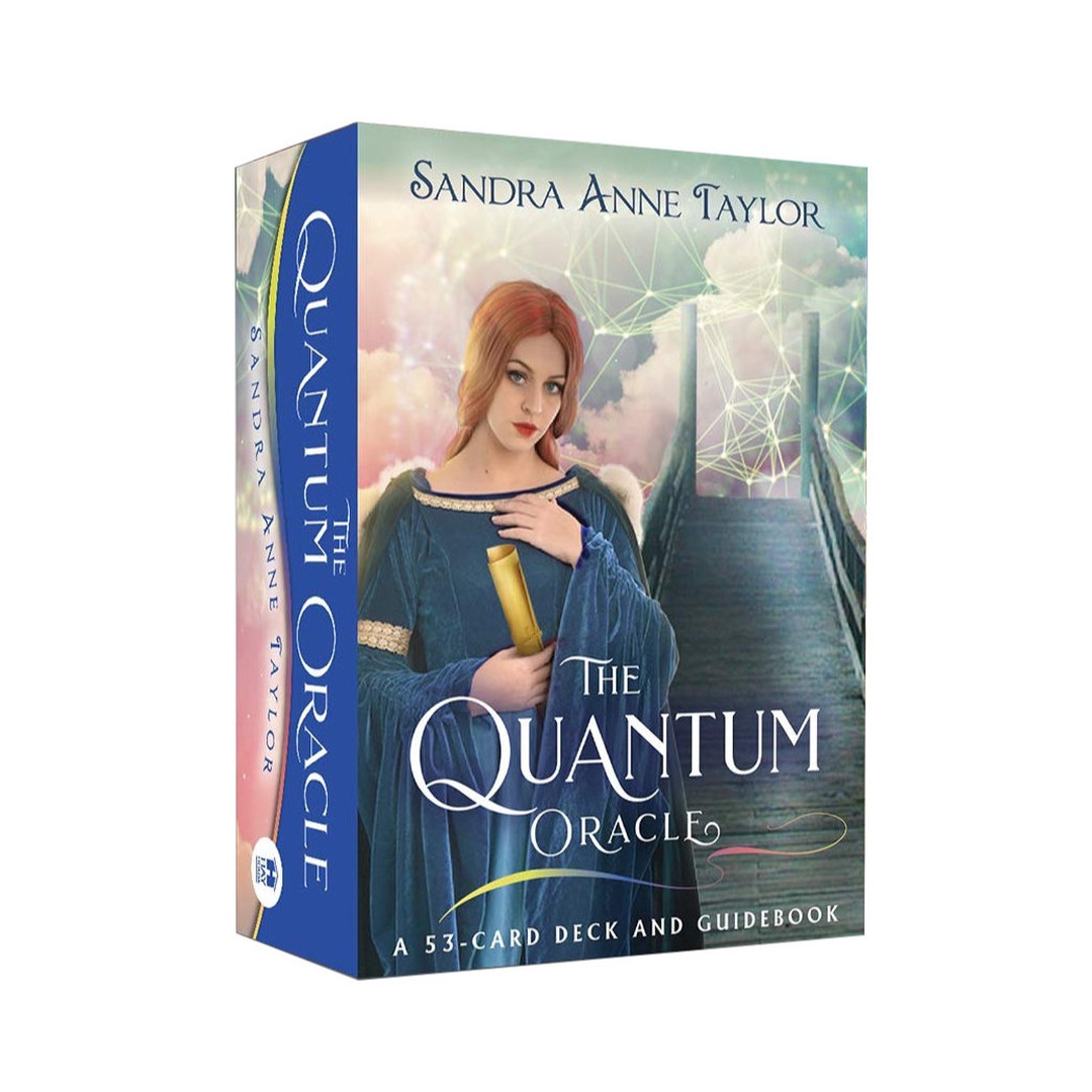 量子神諭卡｜The Quantum Oracle｜53張,顯現個人及宇宙對生命相互呼應的影響、學習在命運交織的洪流中脫穎而出踐自己夢想,贈中文翻譯