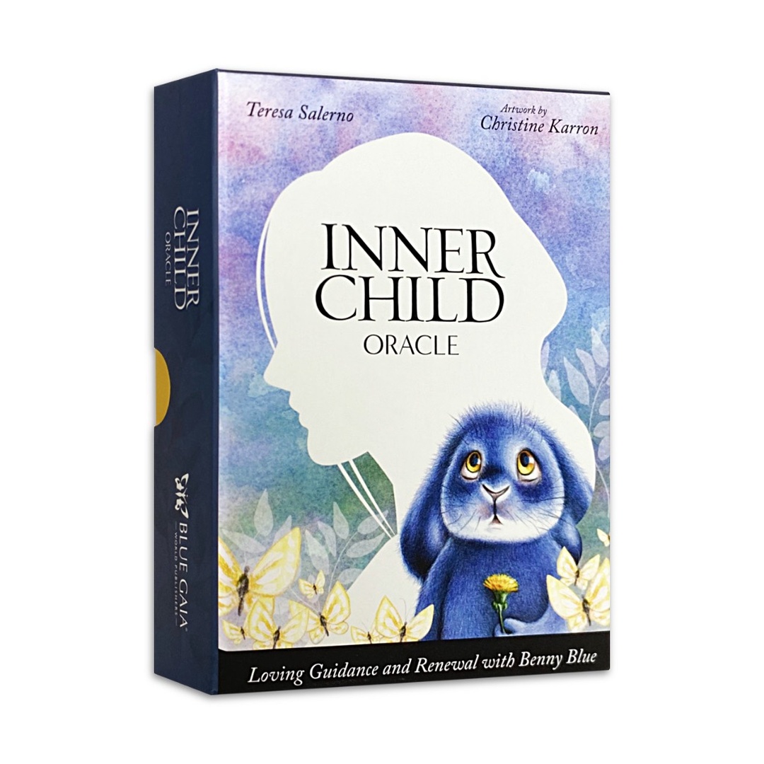 內在小孩指引卡-邦尼藍兔 ｜Inner Child Oracle｜46張, 享受冒險與快樂，建立自信創造美好,贈中文翻譯