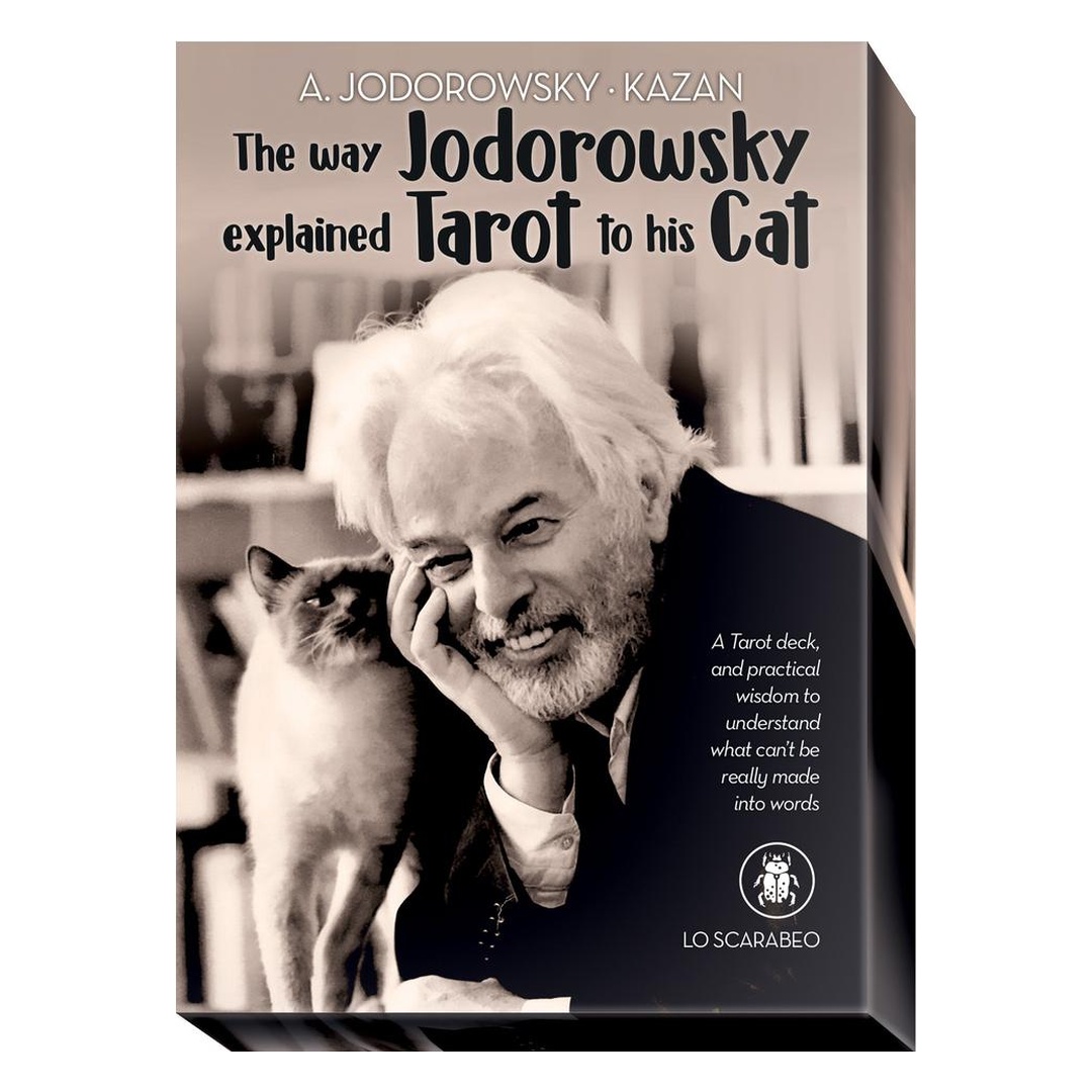 喬多洛夫斯基貓塔羅｜The Way Jodorowsky Explained Tarot To His Cat｜22張,塔羅牌專家兼神秘電影導演與貓同伴共同創作，趣味橫生,贈中文翻譯