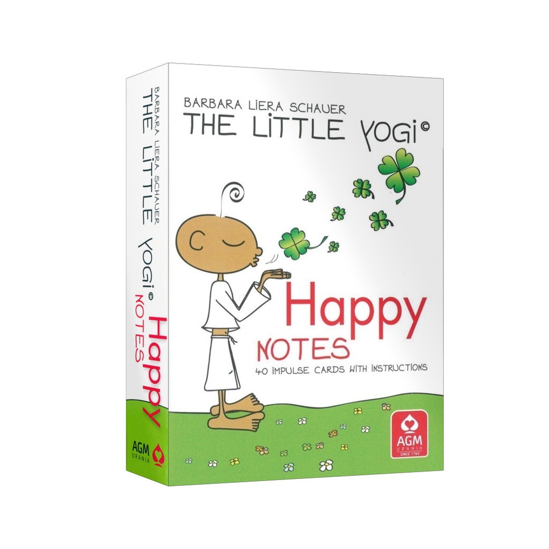小瑜伽士快樂訊息：40張導引的鼓舞卡｜The Little Yogi Happy Notes 40 Impulse Cards With Instructions｜40張,
