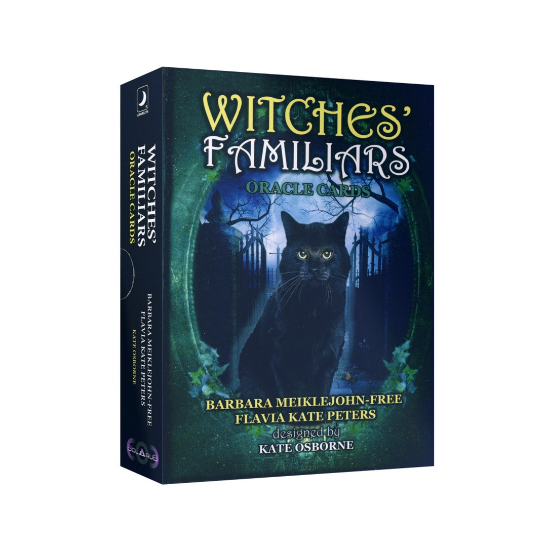巫族神諭卡｜Witches Familiars Oracle Cards｜48張,48位女巫的家族成員躍然紙上,贈中文翻譯
