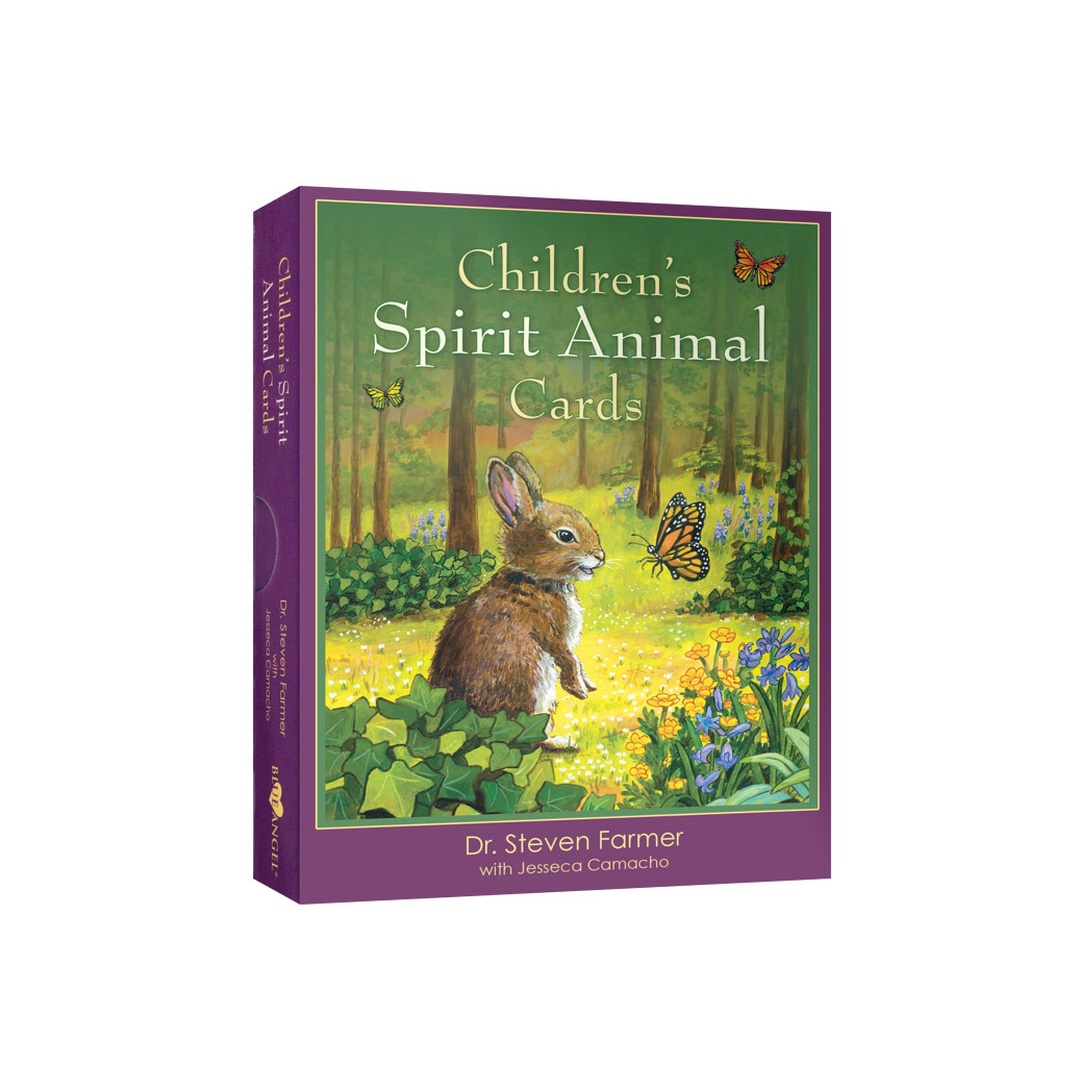 孩童靈性動物卡｜Childrens Spirit Animal Cards｜24張,激發對童年反思和創造性反應,贈中文翻譯