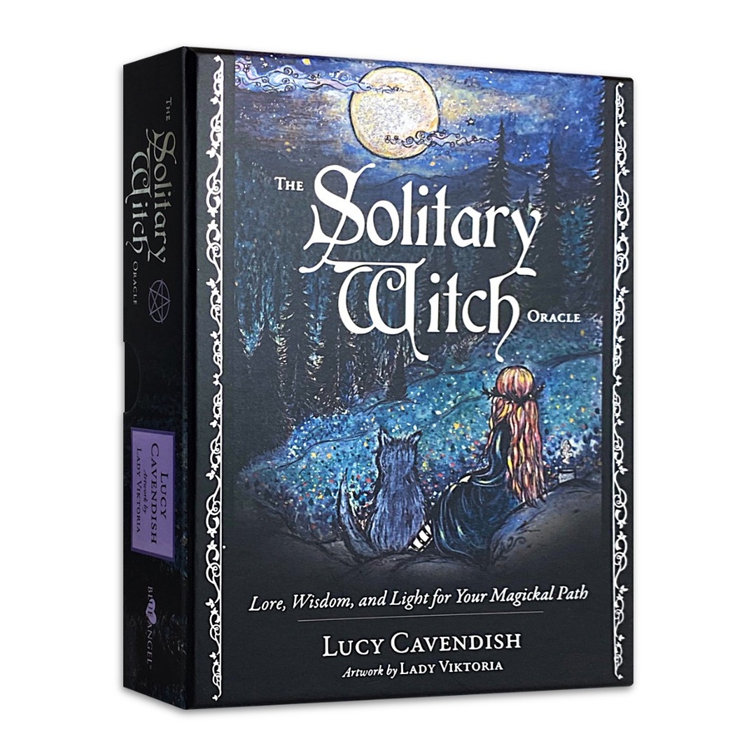 獨行女巫神諭卡｜The Solitary Witch Oracle｜45張,激盪內在智慧連結大自然與週期狂喜,贈中文翻譯
