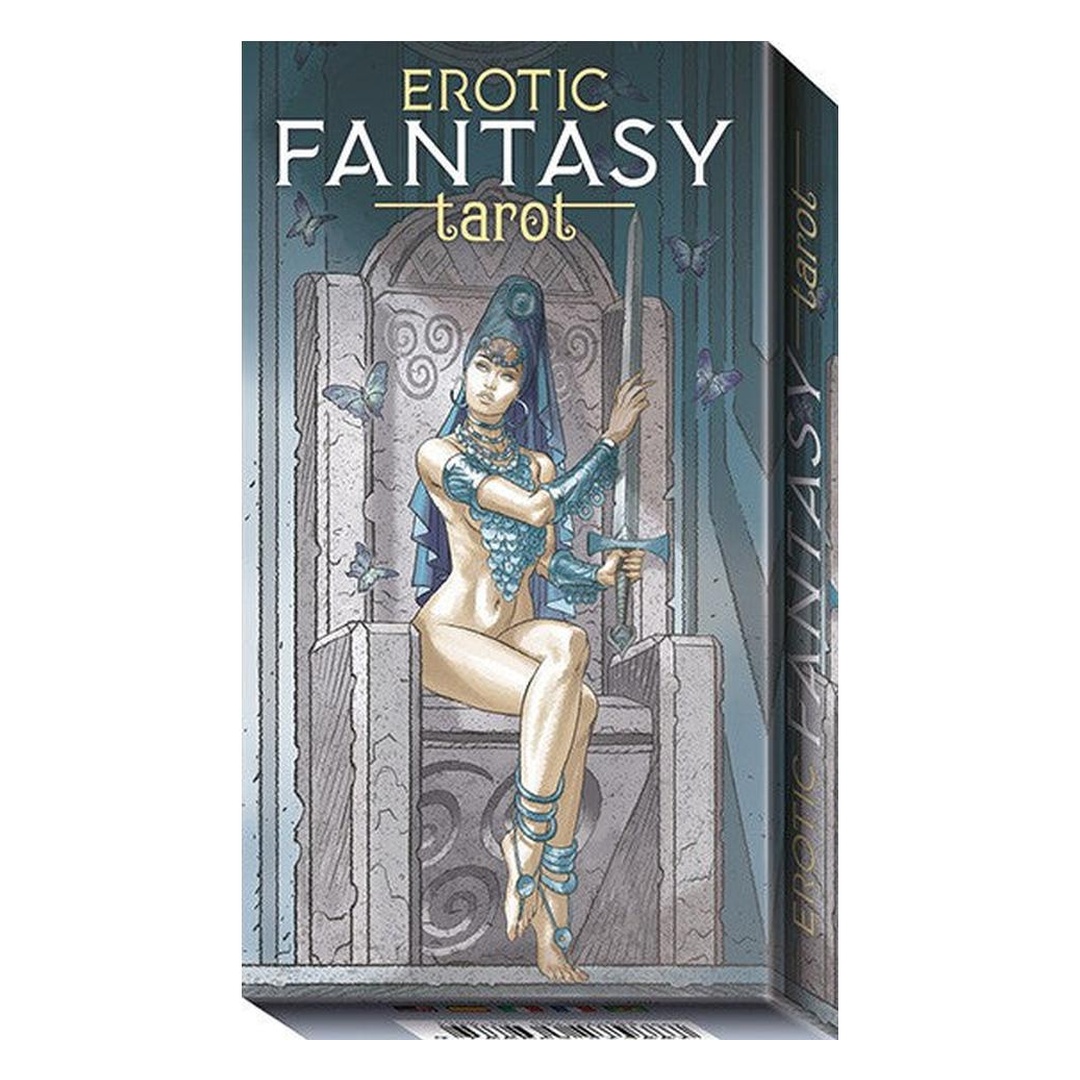情色幻想塔羅|Erotic Fantasy Tarot|78張,其中神秘本質意味釋放靈魂的智慧,贈中文翻譯