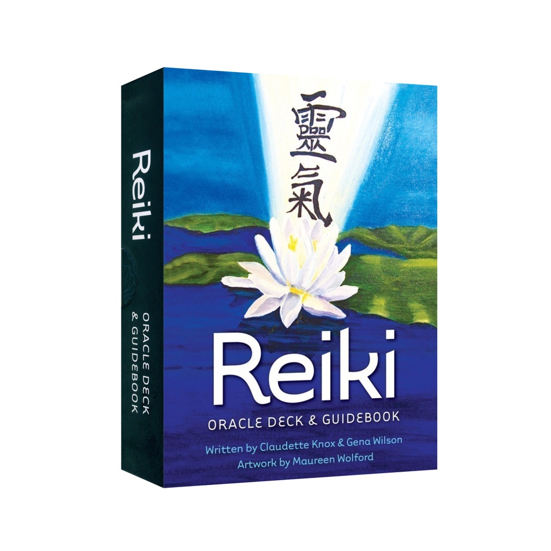 靈氣占卜卡｜Reiki Divination Cards｜33張,能量療育方法協助我找到和諧與合一的感覺,贈中文翻譯