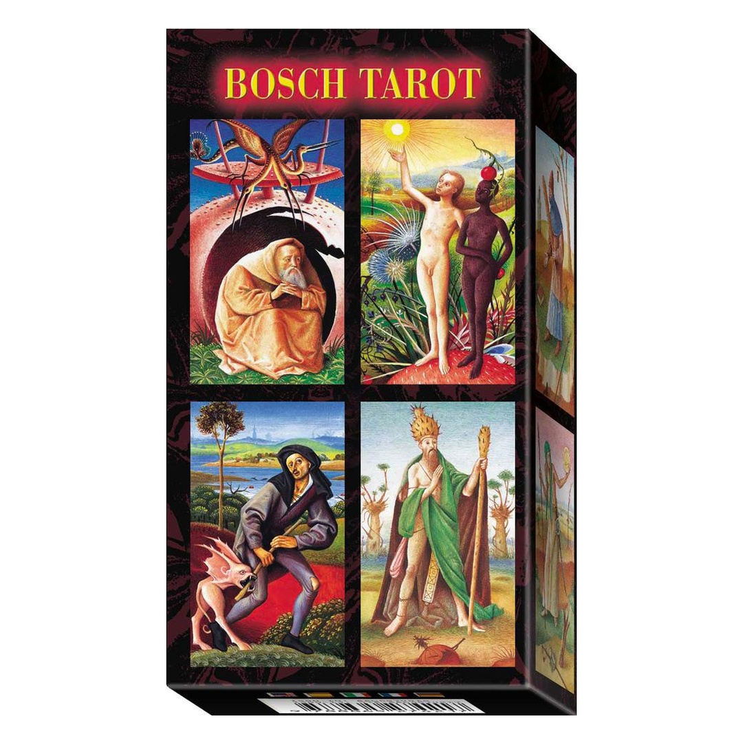 博世風格塔羅｜Bosch Tarot Cards｜78張,人類、動物和植物的寓言,表達心靈日常活動,贈中文翻譯