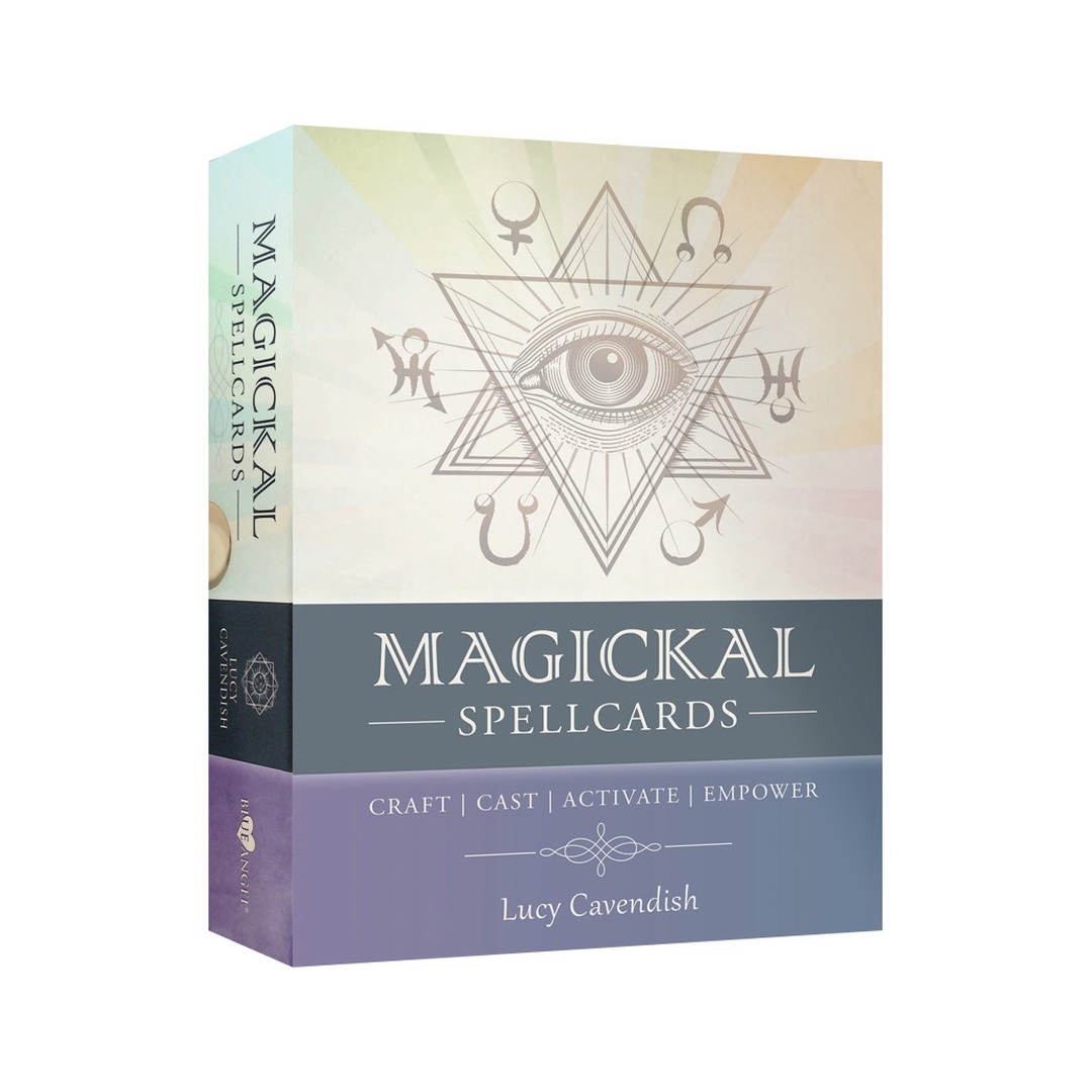 魔法咒語卡｜Magickal Spellcards｜45張,吸引靈魂伴侶、增強直覺、創造豐盛、改善健康，優雅放下、享受事業成功、顯現良好友誼,贈中文翻譯