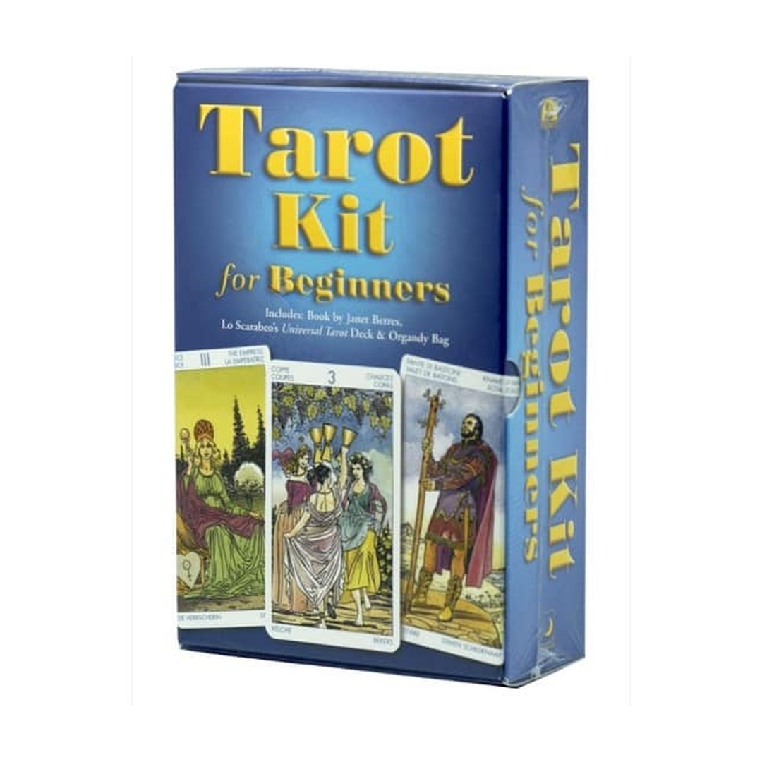 鹿林月亮公司初學者塔羅牌豪華盒裝版｜Tarot Kit For Beginners｜78張,內含聖甲蟲的普及版塔羅,贈中文翻譯