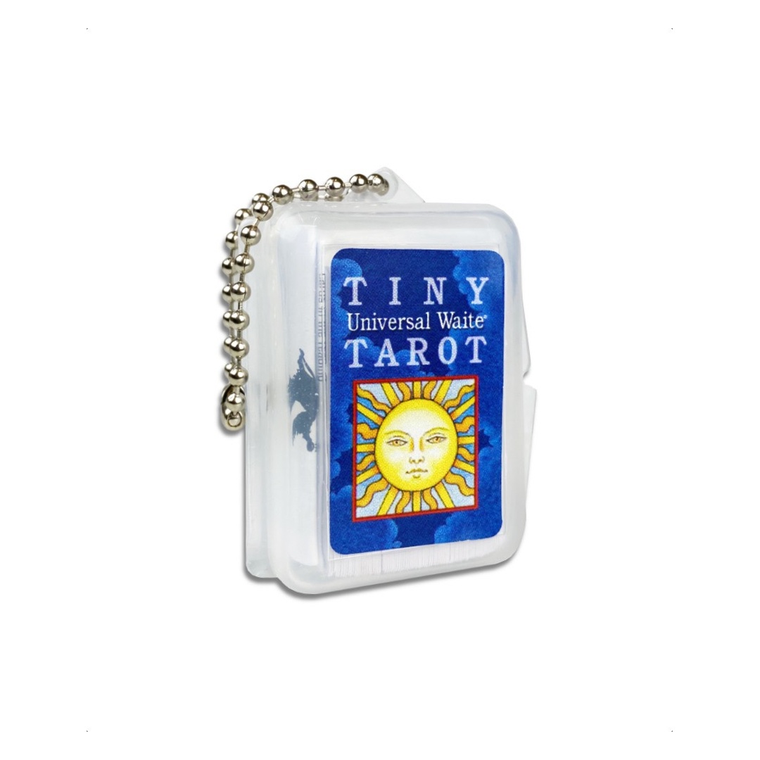 塔羅鑰匙圈-可攜式迷你版｜Tiny Tarot Key Chain｜78張精緻牌、隨手占卜、關鍵上身、特色配件