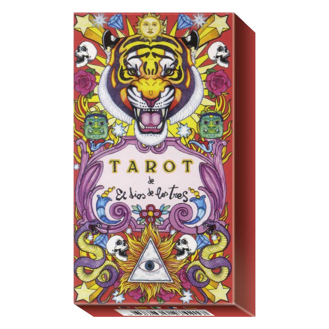 三神塔羅牌｜Tarot De El Dios De Los Tres｜78張,出色地渲染出無與倫比的能量，幫助塔羅解讀帶來更精采的豐富素材,贈中文翻譯
