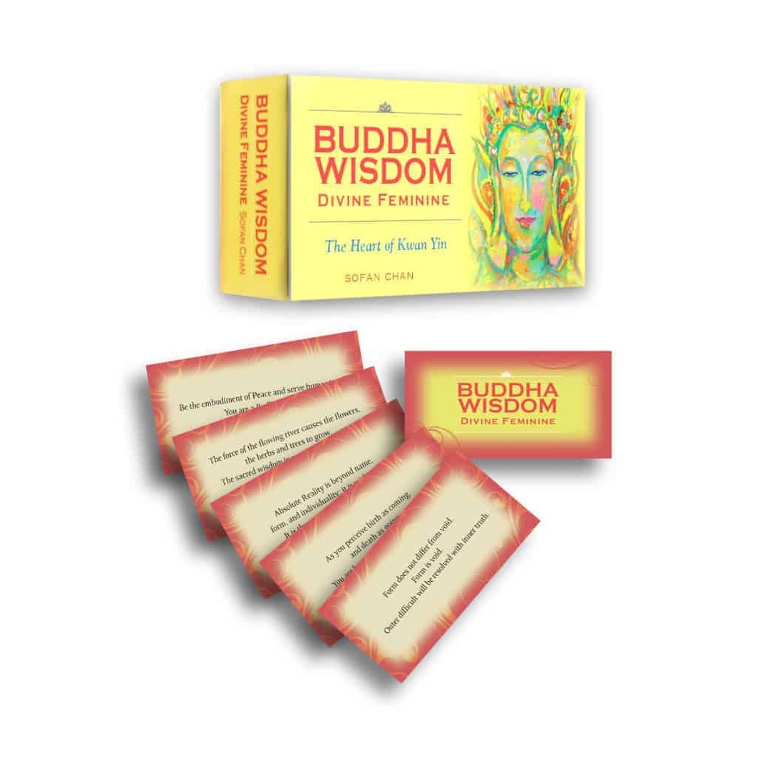 佛菩薩智慧_神聖陰性珠玉集｜Buddha Wisdom Divine Feminine｜40張,,贈中文翻譯