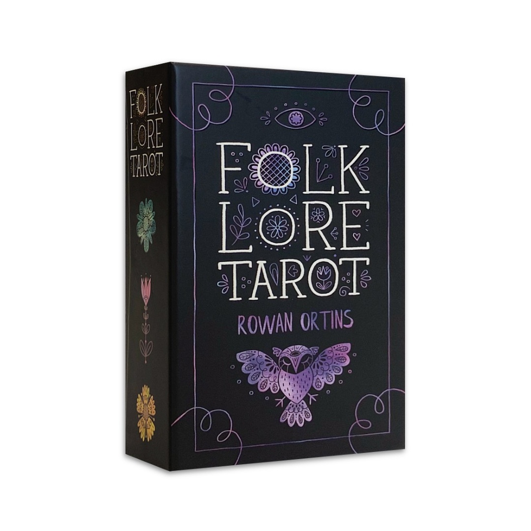 神話符象塔羅｜Folklore Tarot｜78 張,世界本質的深刻普遍真理,獨特與低調鮮豔呈現,贈中文翻譯